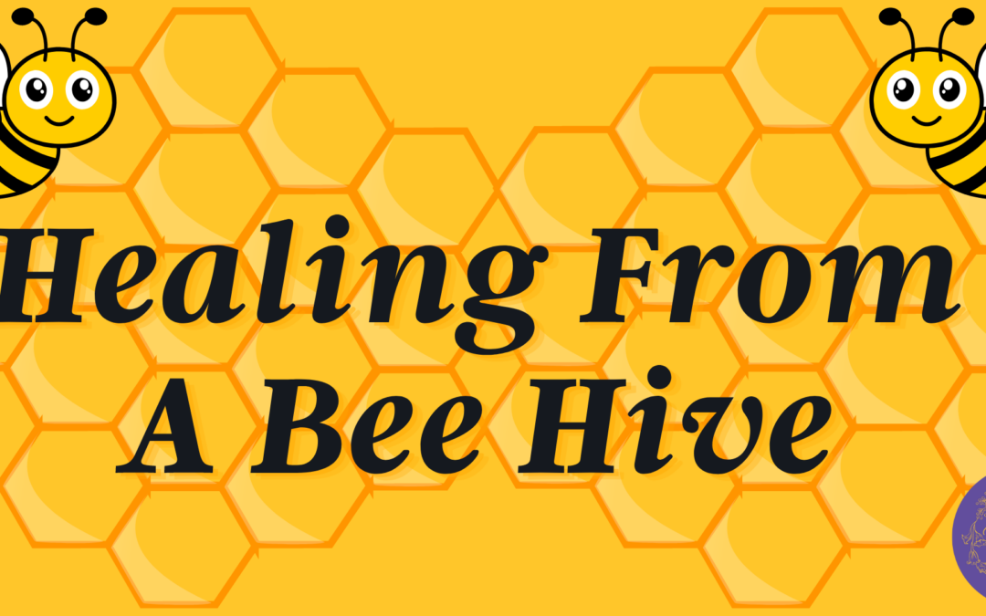 Healing From A Bee Hive workshop banner.